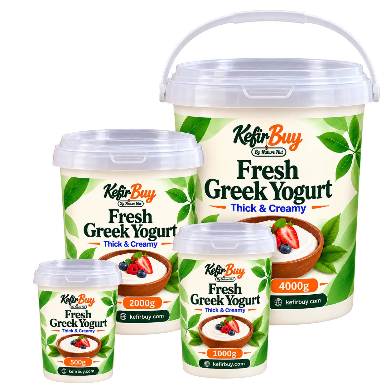 Fresh Greek Yogurt – Thick Probiotic Kefir Yogurt