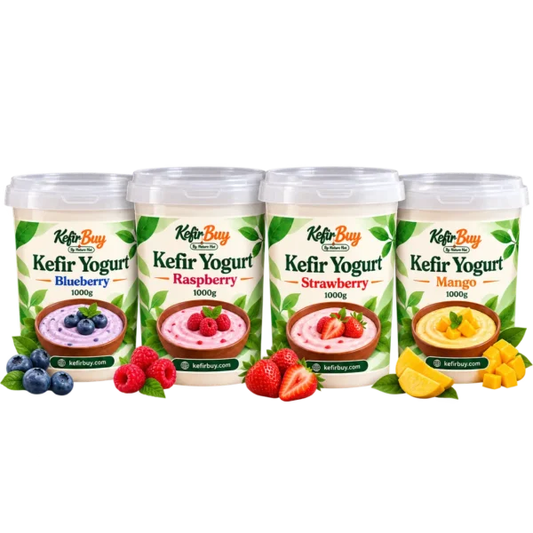 Flavored Kefir Yogurt – Probiotic Fruit Kefir Drink